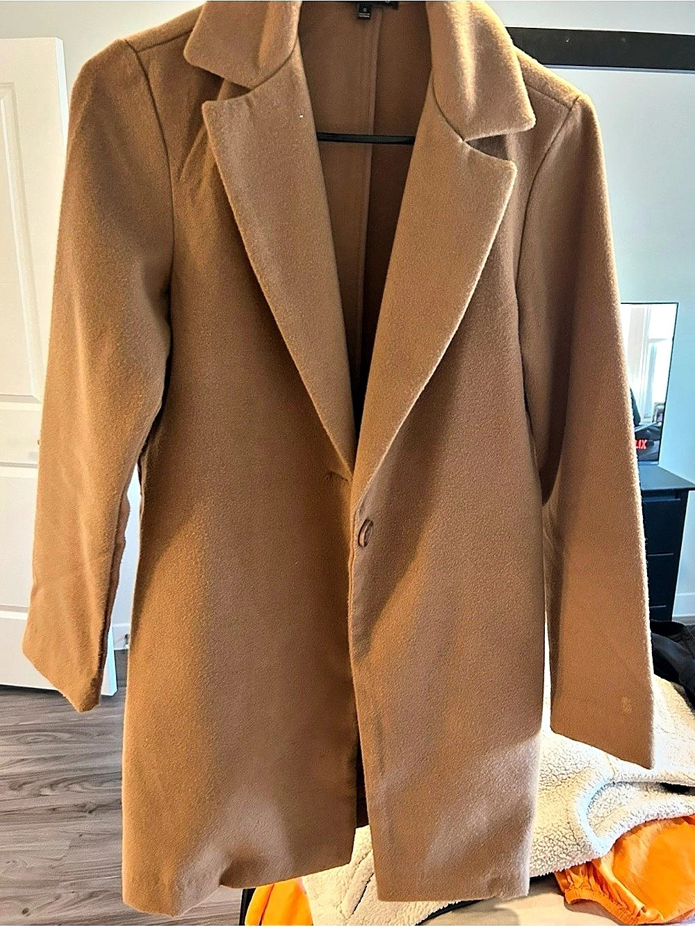 Women's Brown Long Blazer